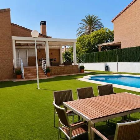 La Perla - Pool, Garden & Barbecue - Ac Mutxamel