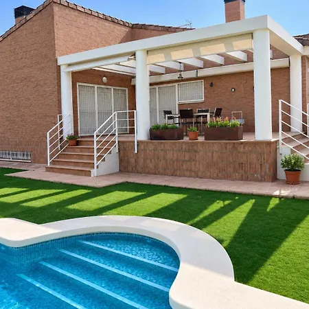 La Perla - Pool, Garden & Barbecue - Ac * Mutxamel